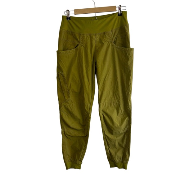 Prana Pants - Prana Women’s Medium Green Kanab Pants Pull On Jogger Outdoor Travel Hiking